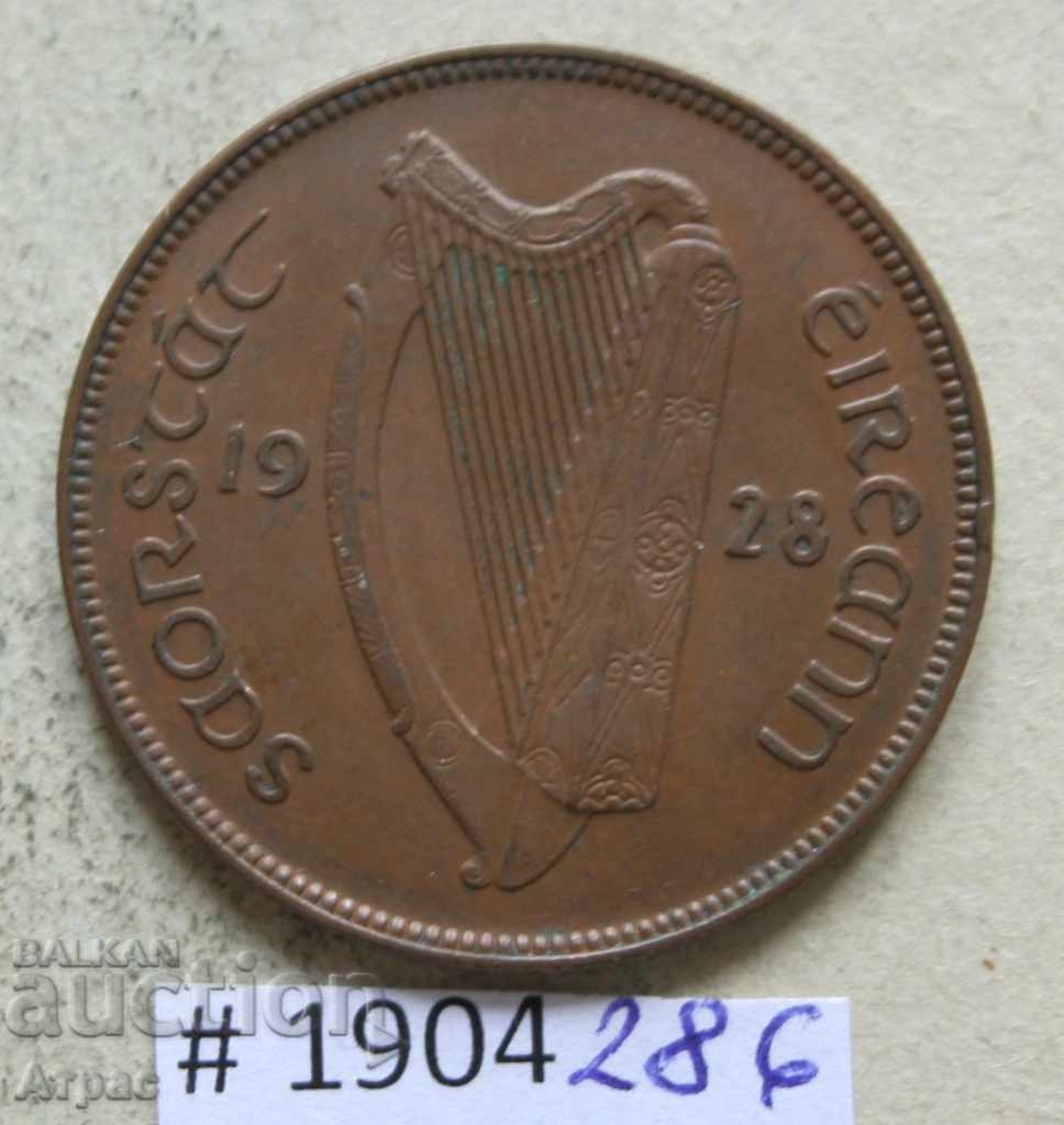 1 bănuț 1928 Irlanda - aproape de Mint cu preț € 9.71 | 18.99 BGN