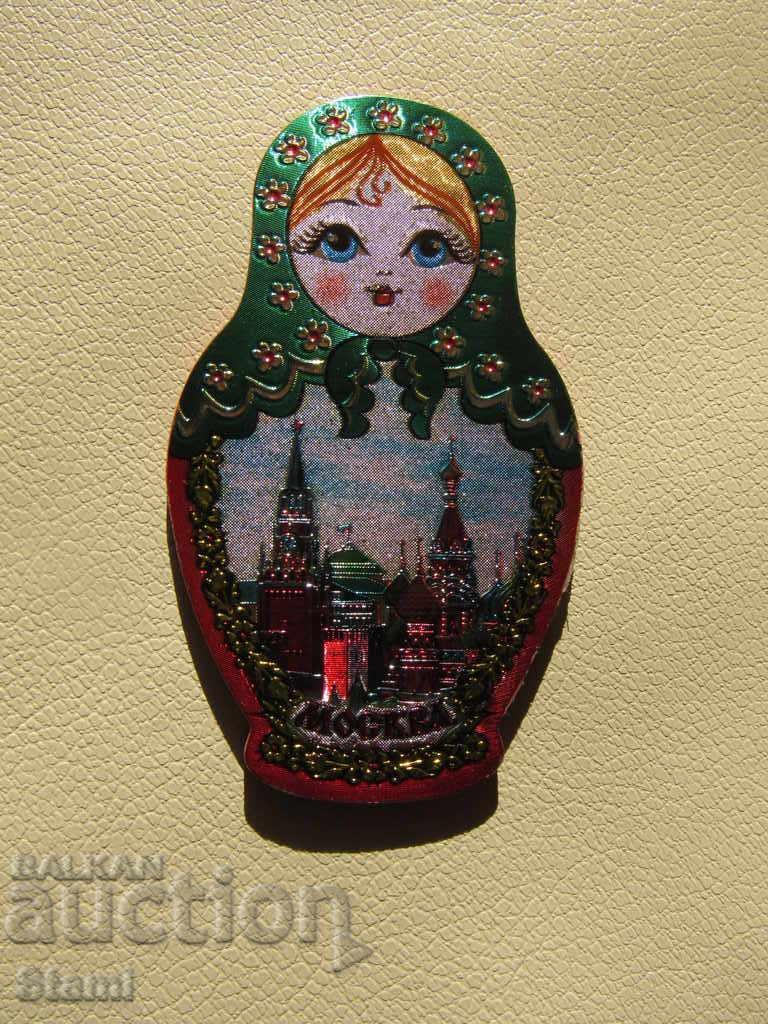 Authentic stereo magnet matryoshka from Russia-series-2 with price 9.20 BGN | € 4.70 Authentic stereo magnet matryoshka from Russia-series-2 with price 9.20 BGN | € 4.70