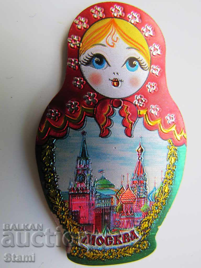 Auction Authentic stereo magnet matryoshka from Russia-series-2 Auction Authentic stereo magnet matryoshka from Russia-series-2