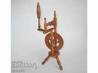 Old wooden decorative small spinning decoration