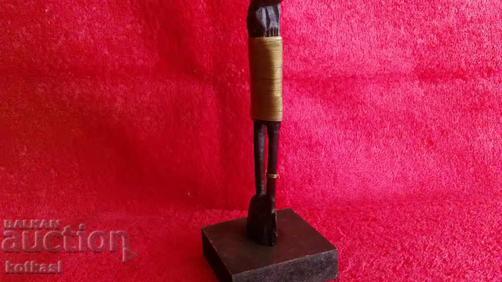 Wood carving figure of a Man African art - 6 Wood carving figure of a Man African art - 6