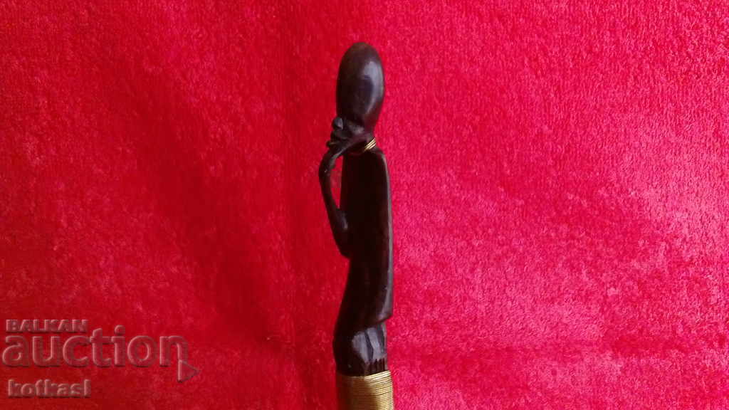 Wood carving figure of a Man African art - 7 Wood carving figure of a Man African art - 7