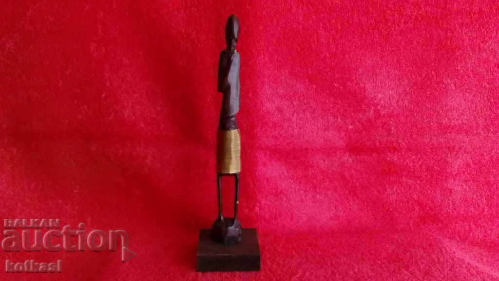 Wood carving figure of a Man African art
