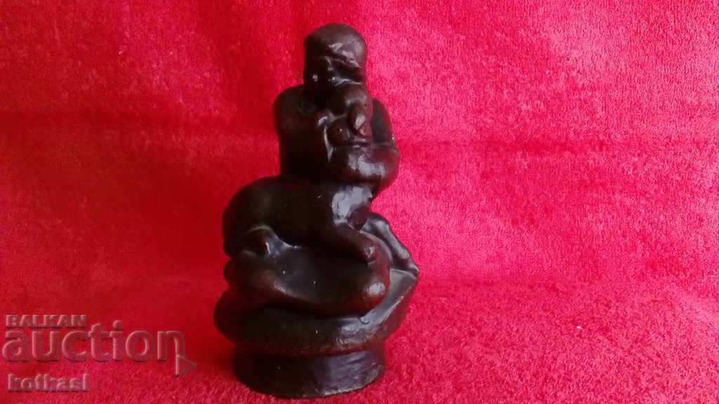 Стара фигура пластика от керамика овчар индианец момчес агне