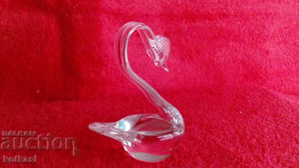 Auction Old Swan Figure Murano Glass Crystal Auction Old Swan Figure Murano Glass Crystal