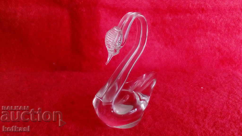 Delivery of Old Swan Figure Murano Glass Crystal Delivery of Old Swan Figure Murano Glass Crystal