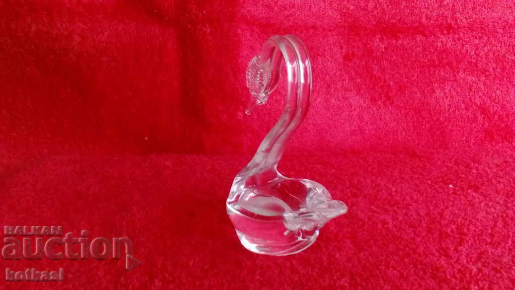 Old Swan Figure Murano Glass Crystal - 6 Old Swan Figure Murano Glass Crystal - 6