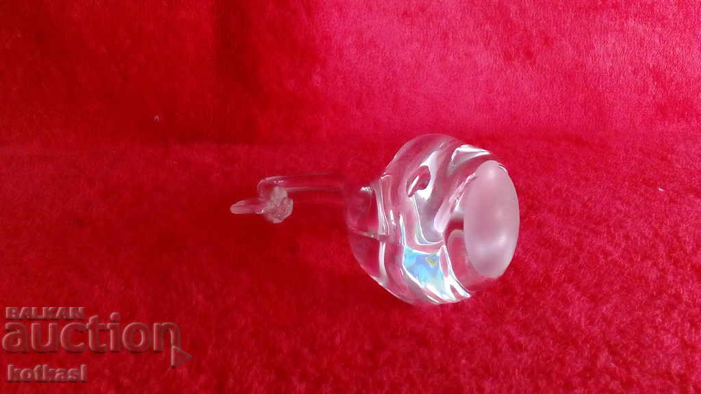 Old Swan Figure Murano Glass Crystal - 7 Old Swan Figure Murano Glass Crystal - 7