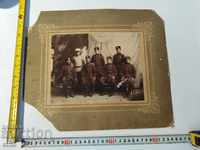 Παλιό σαμπέρ φωτογραφικών καρτών του Τζάρ, αξιωματικός, τάξη, ασπίδα
