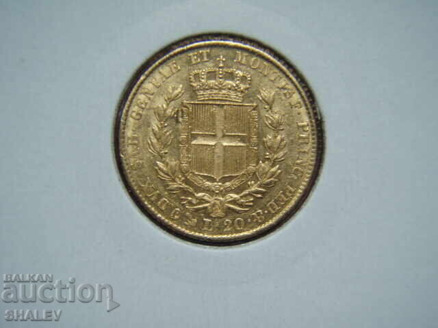 Παράδοση 20 Λίρες 1847 Β Σαρδηνία / Ιταλία (Σαρδηνία) - AU (χρυσός) Παράδοση 20 Λίρες 1847 Β Σαρδηνία / Ιταλία (Σαρδηνία) - AU (χρυσός)