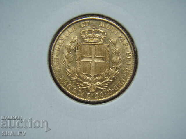 Παράδοση 20 Λίρες 1847 Β Σαρδηνία / Ιταλία (Σαρδηνία) - AU (χρυσός)