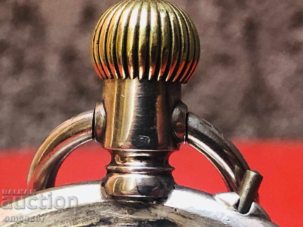 Ceas de buzunar mare de argint de la sfârșitul secolului al XIX-lea - 7