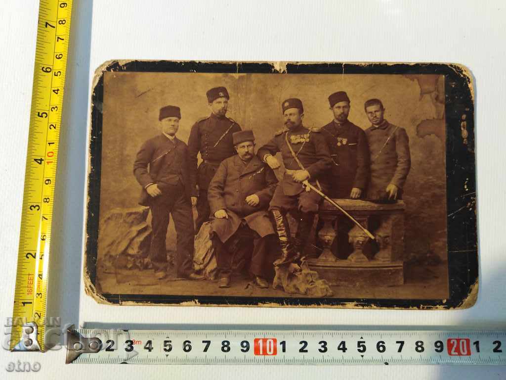 Sabă de carton foto din Țar, ofițer, ordine, scut, uniformă