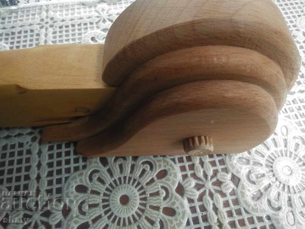 Auction Old wooden snail toy. Auction Old wooden snail toy.