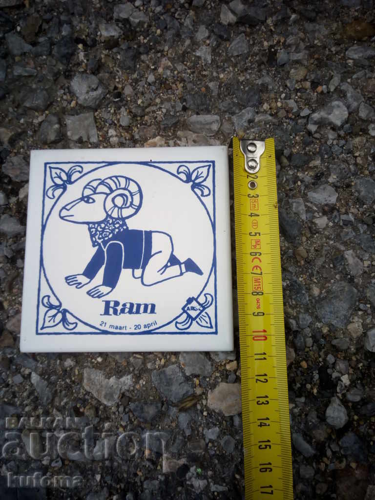 Ceramic tile zodiac sign with price 9.99 BGN | € 5.11 Ceramic tile zodiac sign with price 9.99 BGN | € 5.11