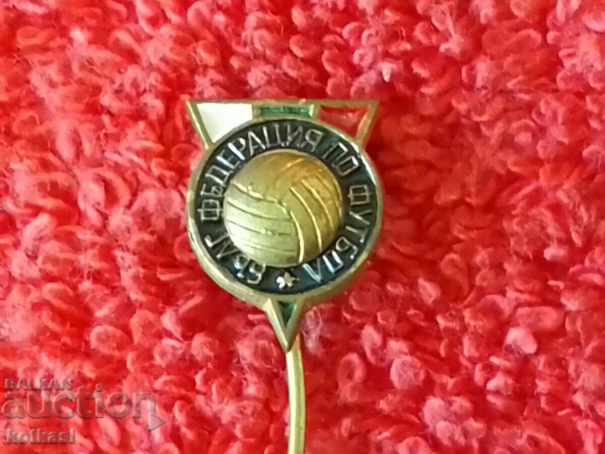 Old sports social badge pin BULGARIAN FOOTBALL FEDERATION - 6 Old sports social badge pin BULGARIAN FOOTBALL FEDERATION - 6