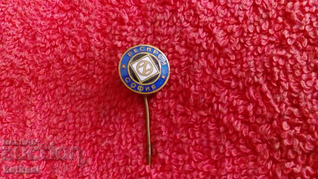 Old social security badge bronze blue enamel pin RESPROM excellent with price 5.50 BGN | € 2.81 Old social security badge bronze blue enamel pin RESPROM excellent with price 5.50 BGN | € 2.81