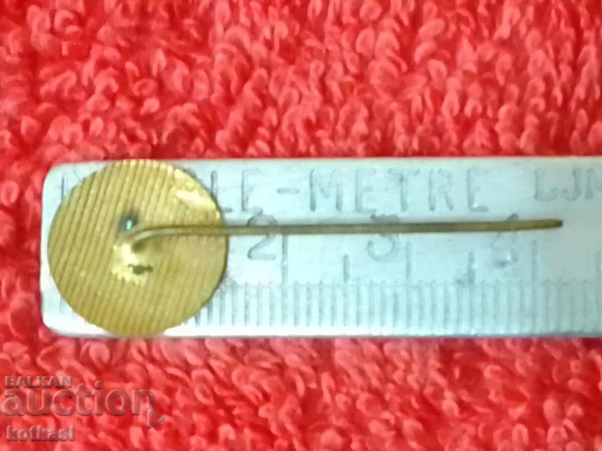 Old social security badge bronze red enamel pin RESPROM excellent with price € 1.79 | 3.50 BGN Old social security badge bronze red enamel pin RESPROM excellent with price € 1.79 | 3.50 BGN