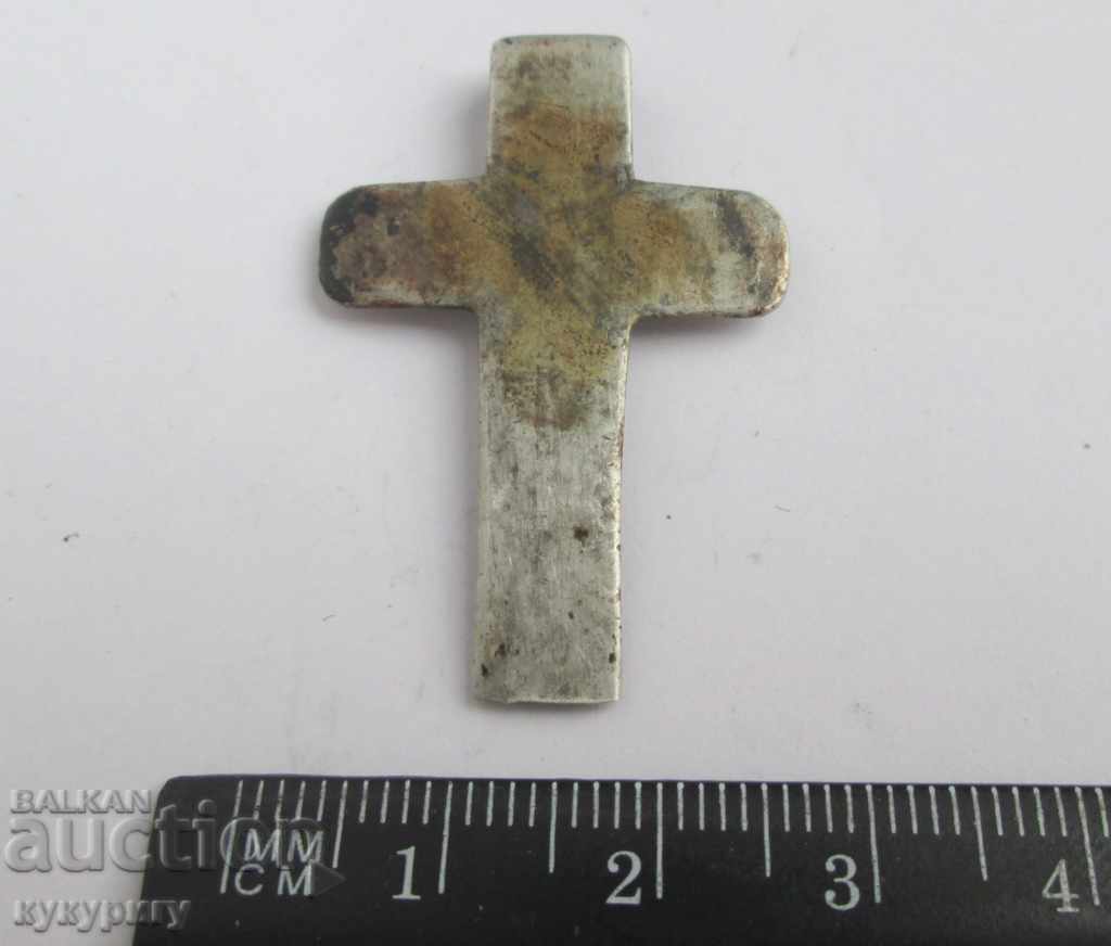 Auction An old authentic piece of cross encolpion silver or mint Auction An old authentic piece of cross encolpion silver or mint
