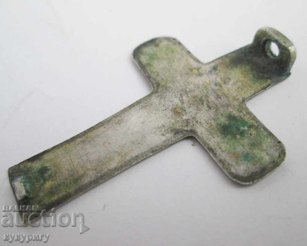 An old authentic piece of cross encolpion silver or mint - 5 An old authentic piece of cross encolpion silver or mint - 5