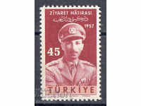 1957. Turcia. Vizita lui Mohammed Zahir Shah din Afganistan.