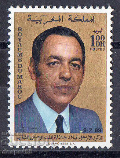 1969. Мароко. Крал Хасан II, 1929-1999.
