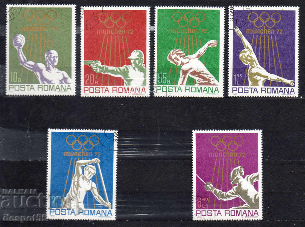 1972. România. Jocurile Olimpice - München, Germania.