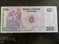 Bancnotă - Congo - 200 franci 2007.