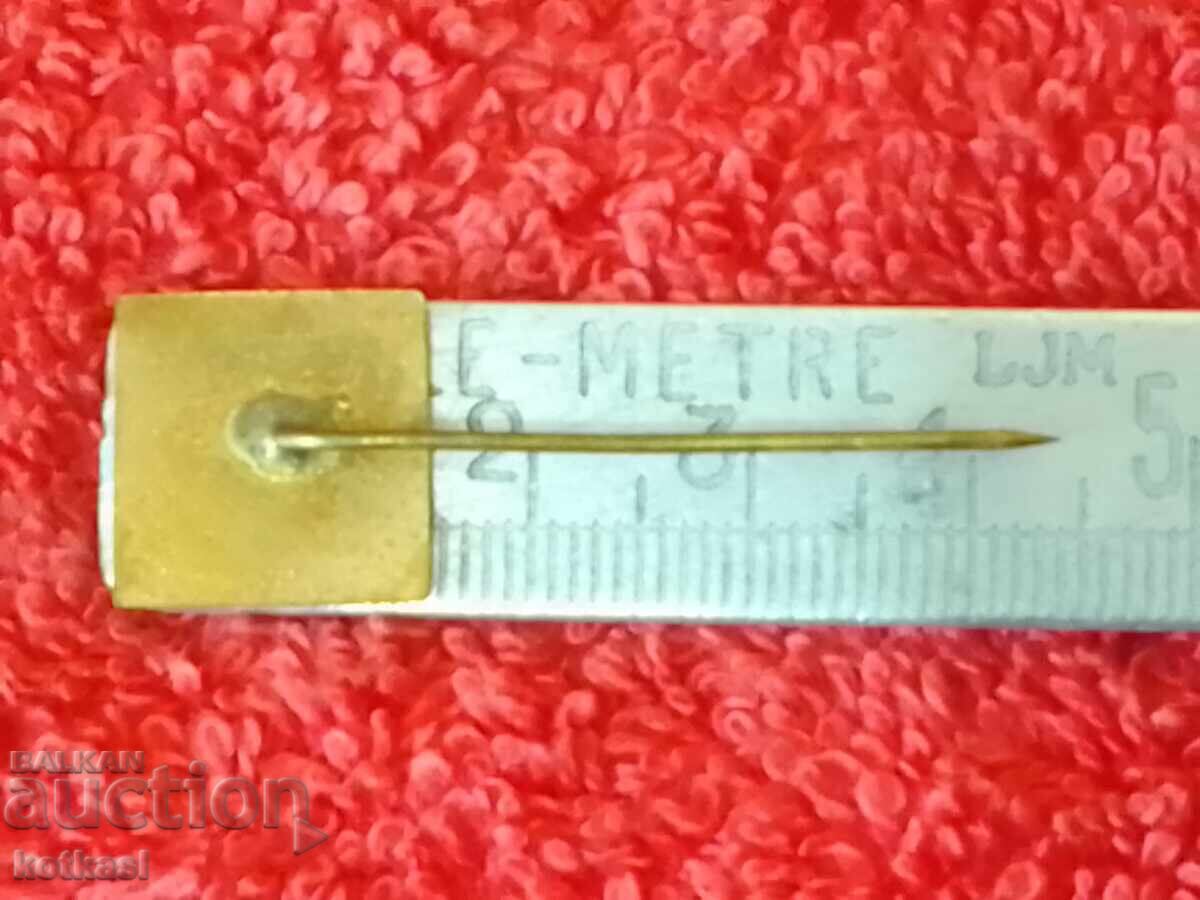 Old Soviet badge bronze needle enamel BULGARIA excellent with price 5.50 BGN | € 2.81 Old Soviet badge bronze needle enamel BULGARIA excellent with price 5.50 BGN | € 2.81