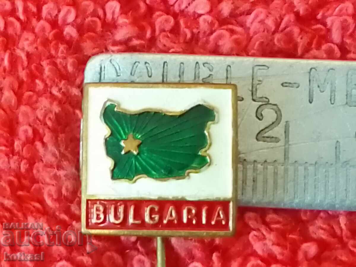 Old Soviet badge bronze needle enamel BULGARIA excellent Old Soviet badge bronze needle enamel BULGARIA excellent