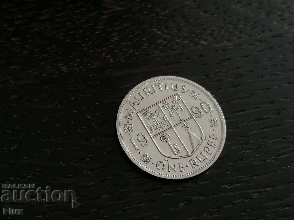 Coin - Μαυρίκιος - 1 Ρουπία 1990