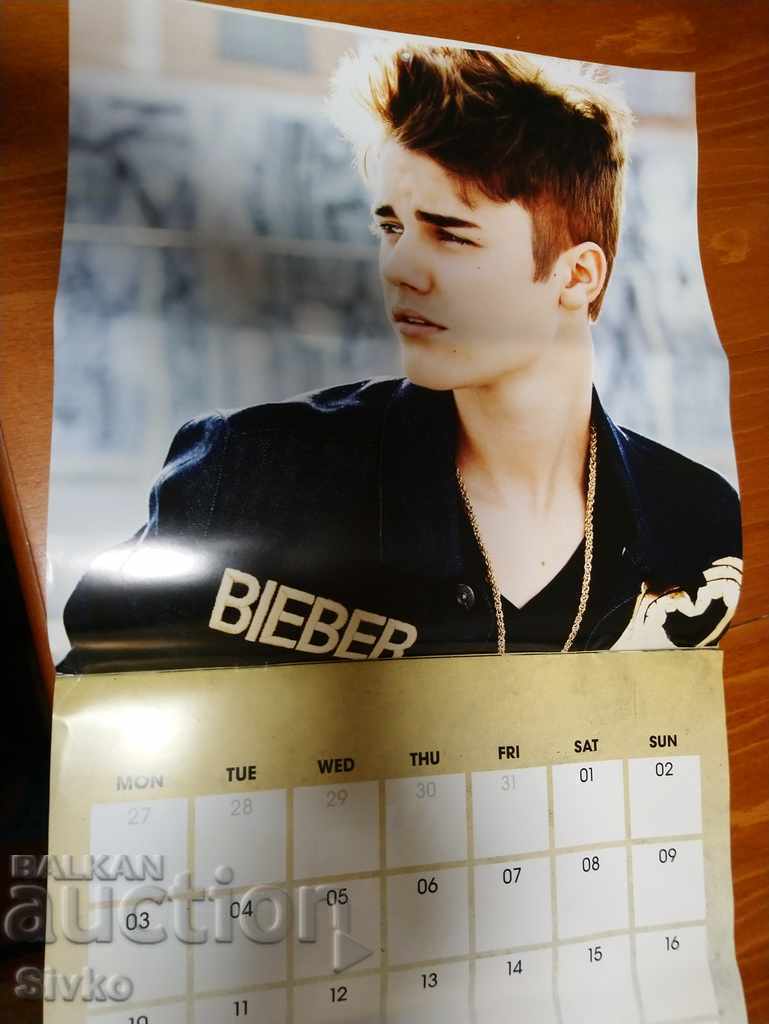 2014 Justin Bieber Calendar