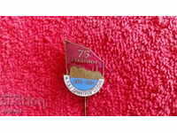 Old bronze badge needle icon 75 g. G.DIMITROV SOFIA