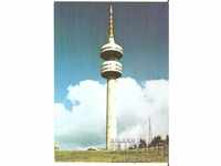 Card Bulgaria Pamporovo TV tower on Snezhanka peak4 **