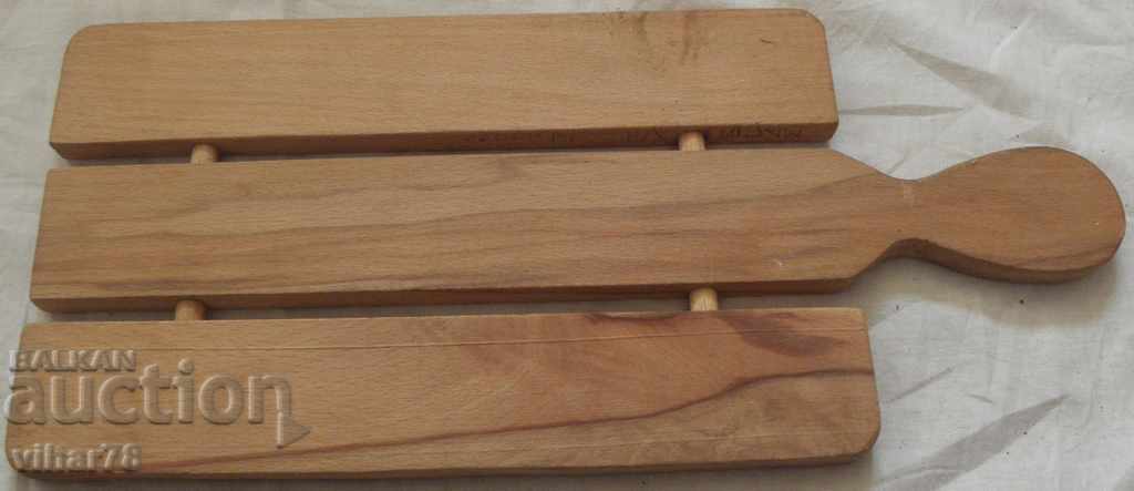 Дъска за рязане, дървения за подлагане