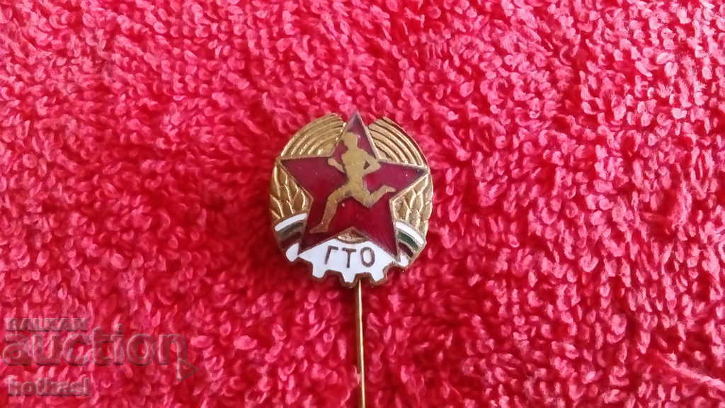 Old bronze badge social needle enamel TRP is excellent