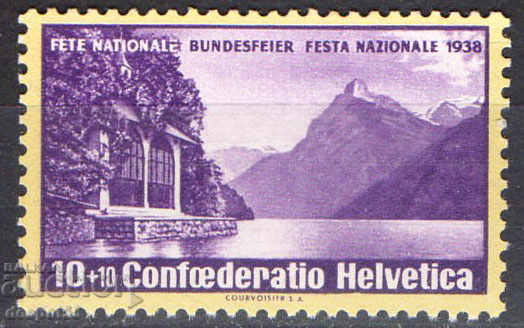 1938. Швейцария. Pro Patria - благотворителна организация.