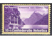 1938. Ελβετία. Pro Patria - φιλανθρωπία.