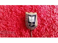 Old badge pin enamel PROF HOUSE OF CULTURE PLOVDIV excellent