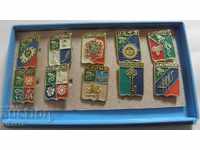 лот емайлирани значки