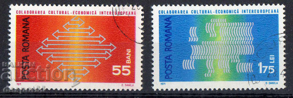 1971. Romania. Cultural and economic cooperation.