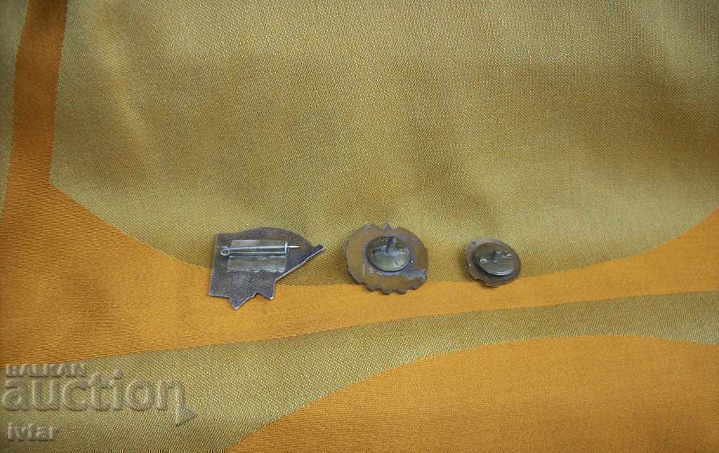 Lot of breast badges BPFK, GTO and SBD - 7 Lot of breast badges BPFK, GTO and SBD - 7