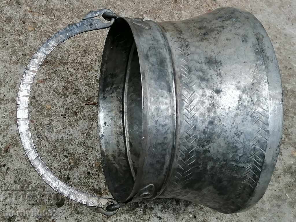 Old copper kettle, copper boiler, boiler, copper vessel - 6