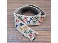 old Bulgarian beaded folkloric bead belt for pafti