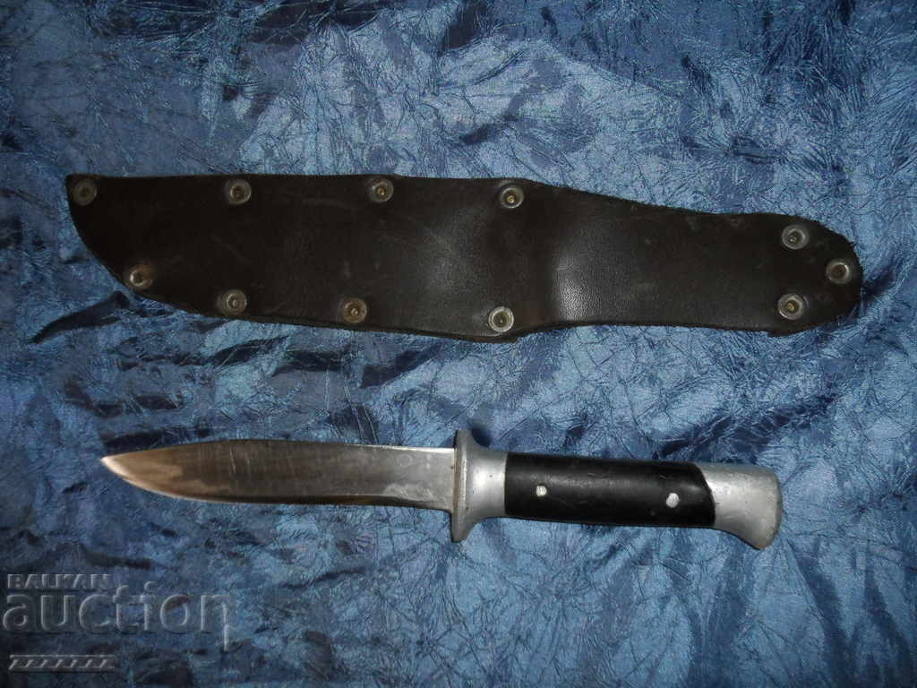 Old knife with leather handle with price 60.00 BGN | € 30.68 Old knife with leather handle with price 60.00 BGN | € 30.68