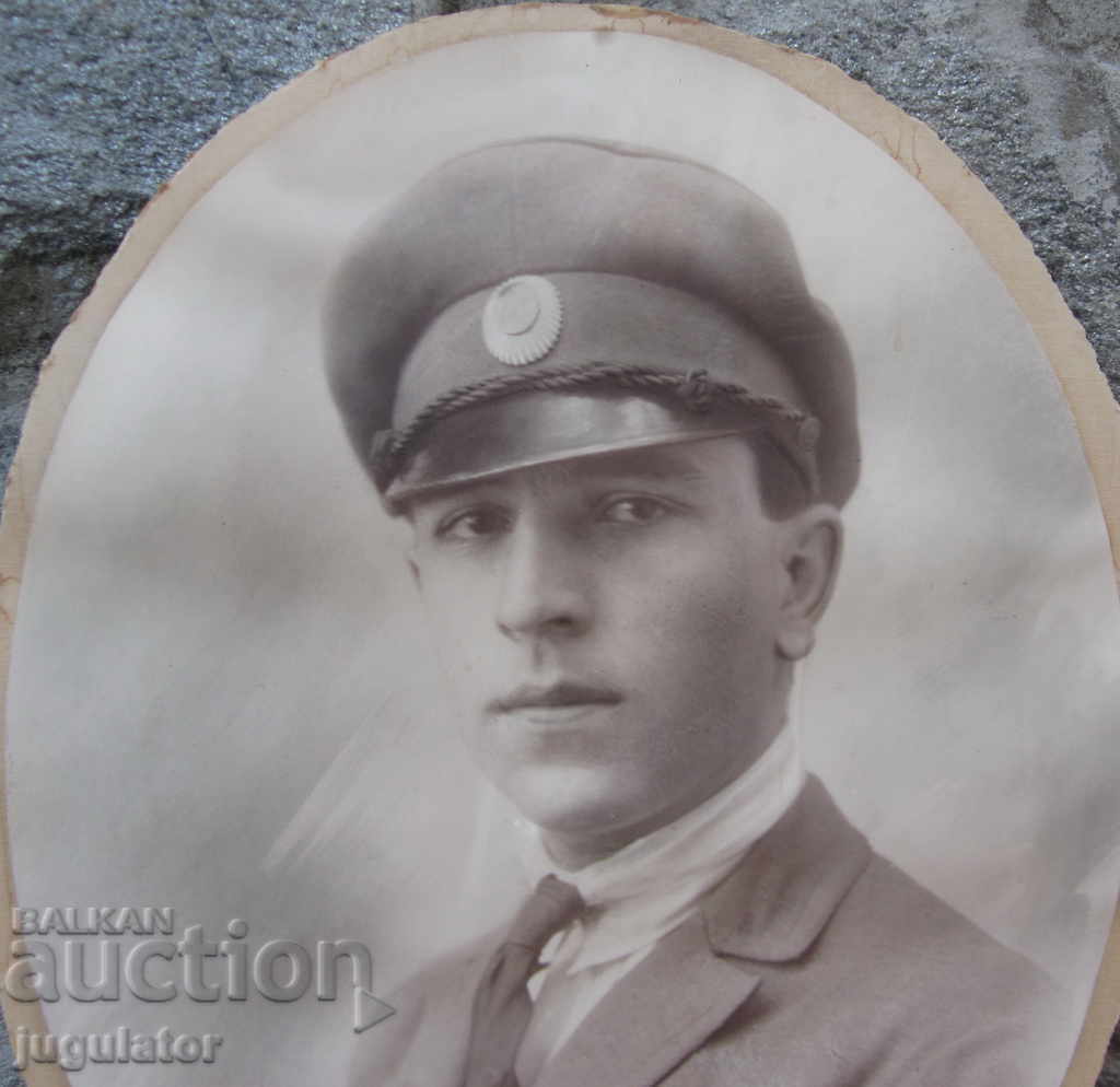 WWII fotografie militară uriașă cu pilot aviator regal bulgar cu preț € 15.00 | 29.34 BGN