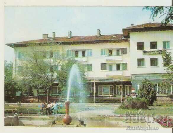 Bulgaria Card Burgas miner.bani Balneosatorio 1*