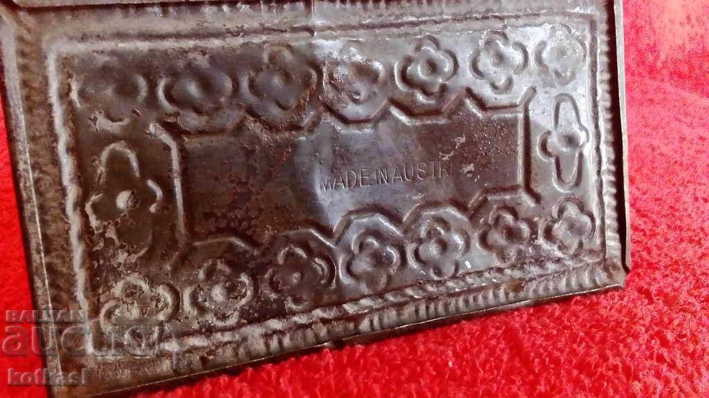 Old metal bronze figure of Musician Austria - 7