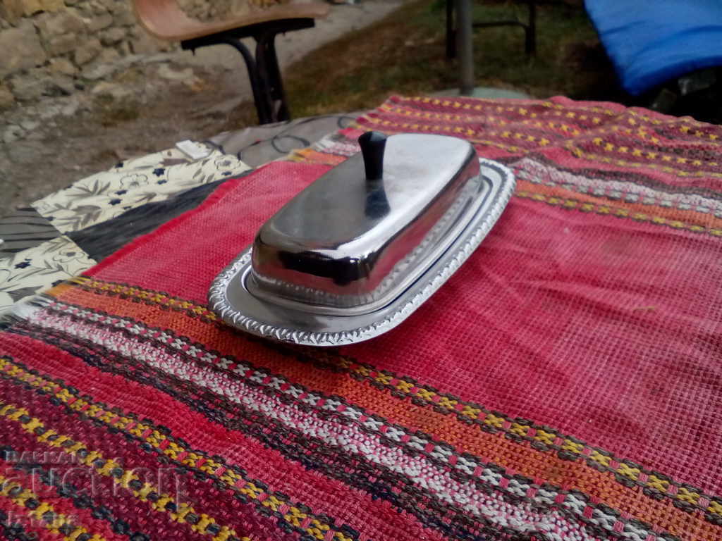 Old stainless bowl, oil pan with price 25.00 BGN | € 12.78 Old stainless bowl, oil pan with price 25.00 BGN | € 12.78