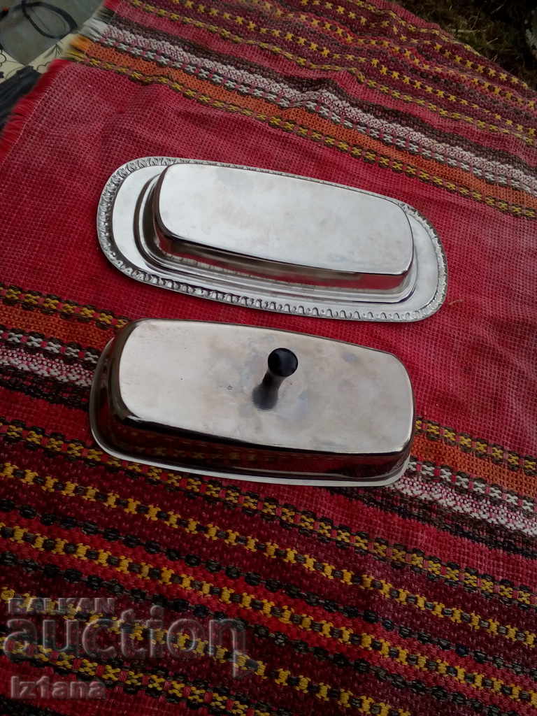 Old stainless bowl, oil pan - 5 Old stainless bowl, oil pan - 5